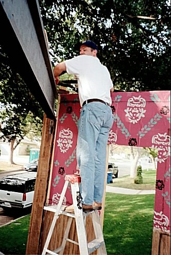 Chris on ladder